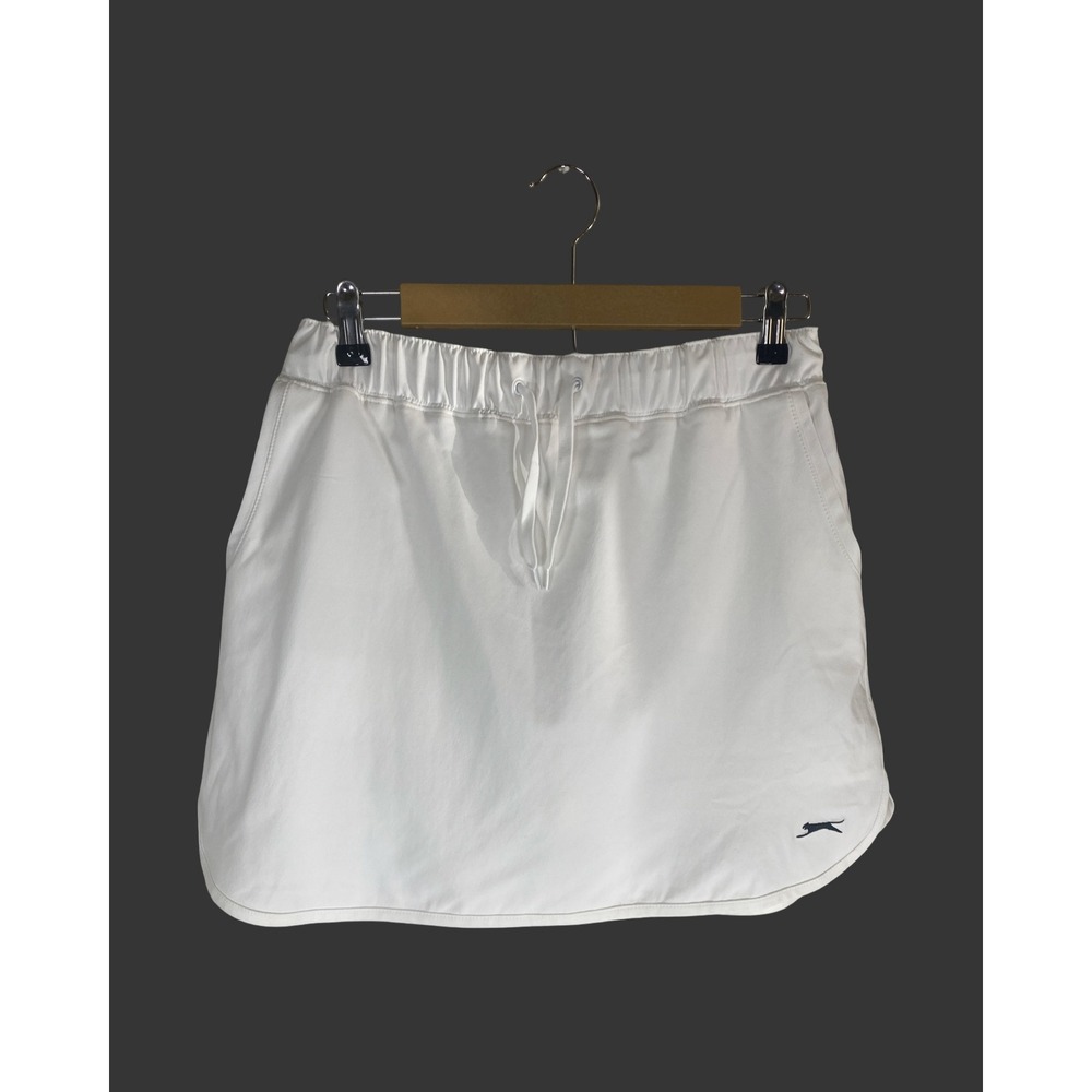 Slazenger Golf Skort Womens Medium White Active Athletic Tennis Skirt Drawstring